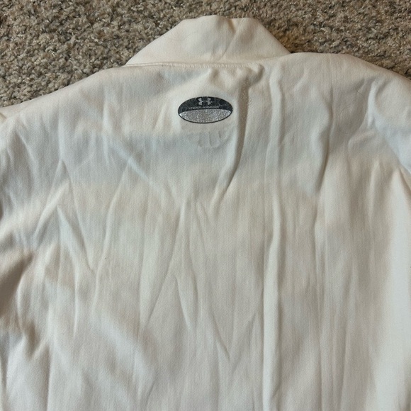 Medium White Under Armour Turtleneck Cold Weather Gear Skiing Snowboarding - Picture 4 of 5